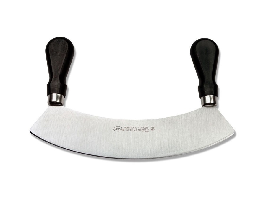 COLTELLERIE SANELLI MEZZALUNA MANICO PIATTO 24 cm