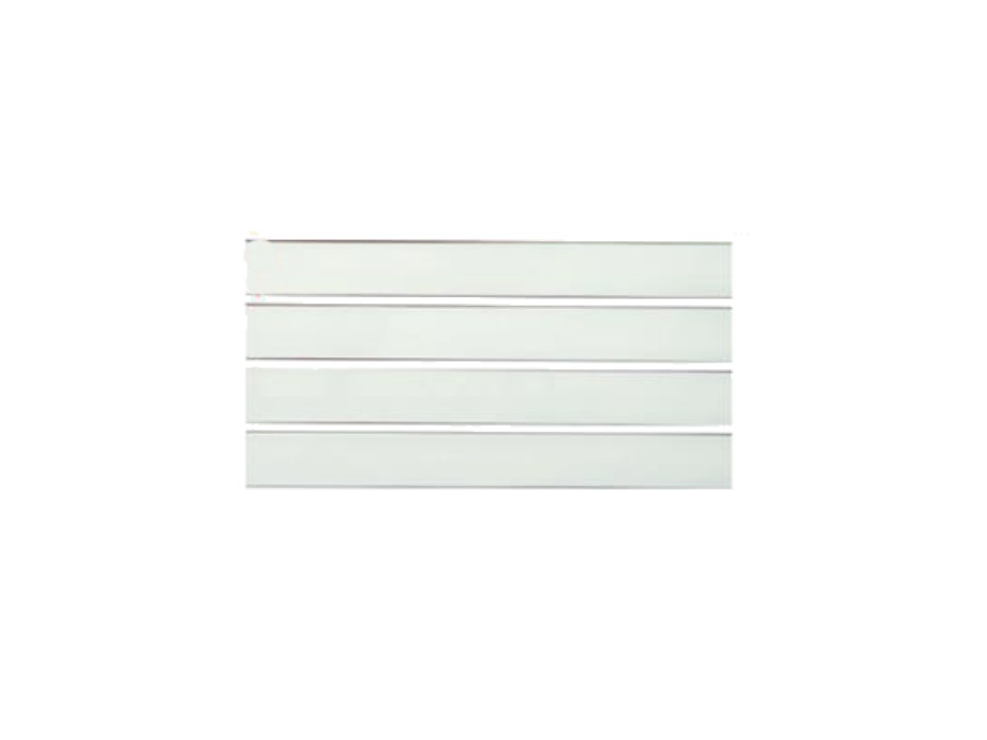 VERDELOOK Miami, set 4 doghe, 150x2x10h cm - bianco