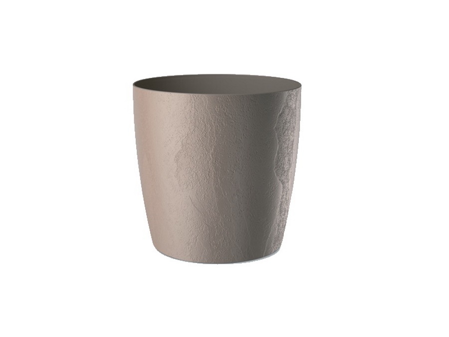 ERBA SRL Milano matte, coprivaso tortora 35x34 cm