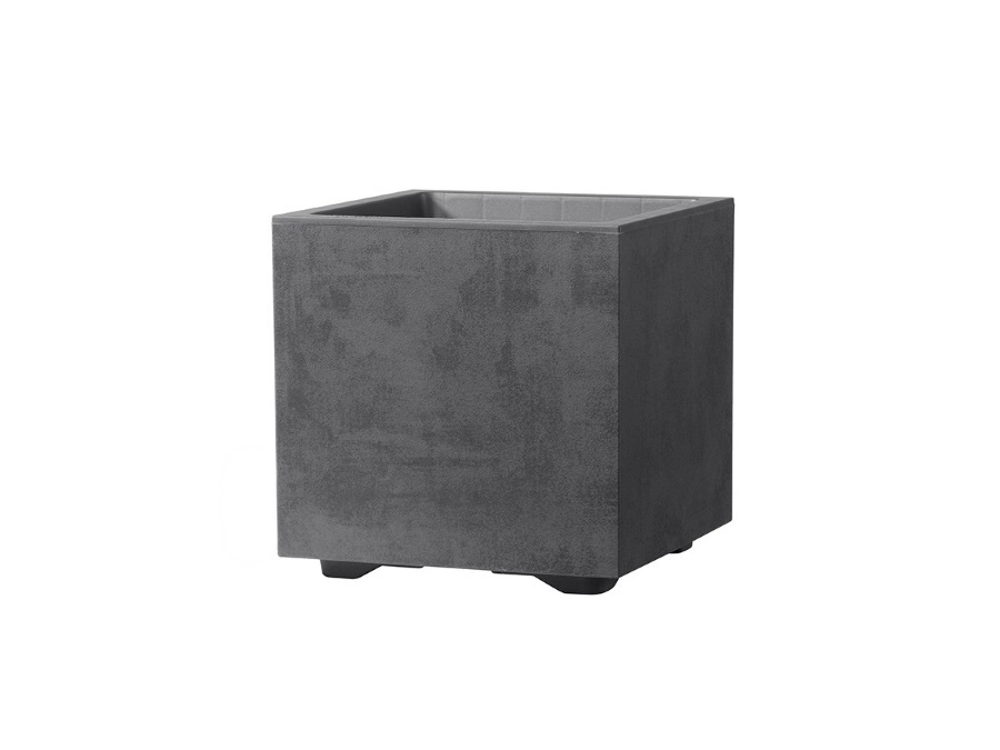 DEROMA Millennium Vaso Cubo Antracite R 25 CM