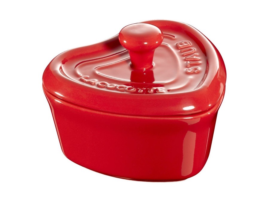 STAUB Mini cocotte cuore rosso ciliegia, 10 cm