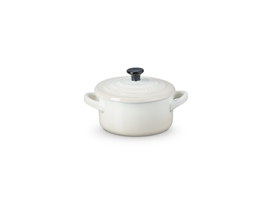LE CREUSET Mini cocotte rotonda in gres vetrificato 10 cm - meringue