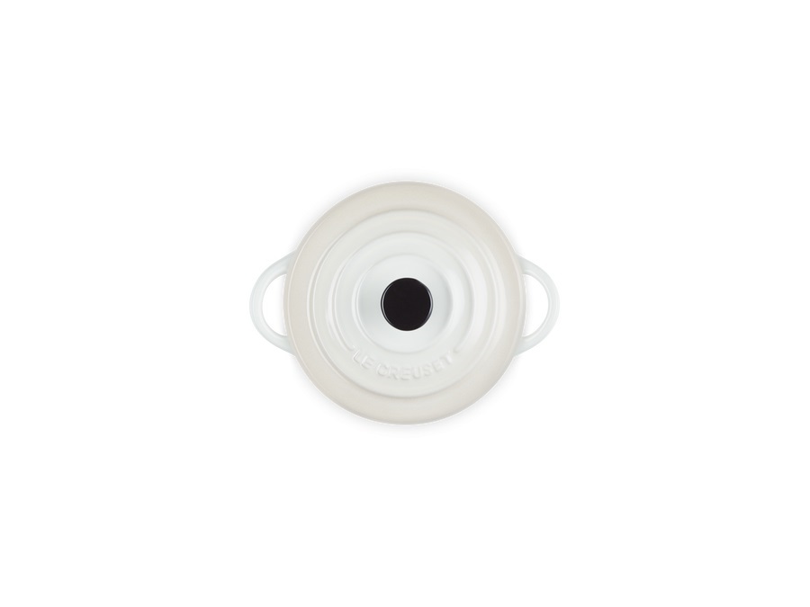 LE CREUSET Mini cocotte rotonda in gres vetrificato 10 cm - meringue