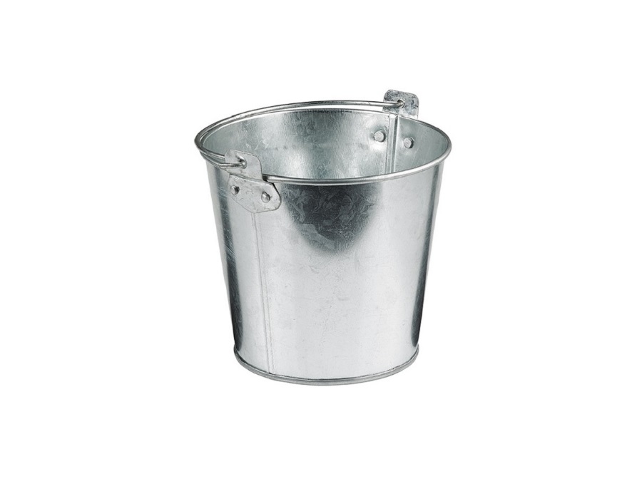 LEONE Mini secchiello di latta - DIAMETRO 13 cm