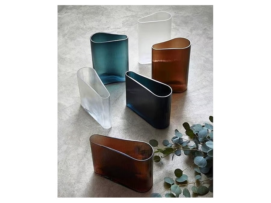 NUDE GLASS Mist, vaso piccolo in vetro caramello 29 cm
