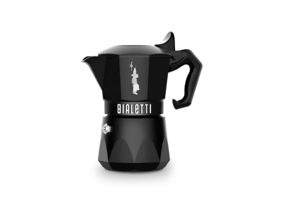 Bialetti industrie moka exclusive brikka nera, 2 tazze