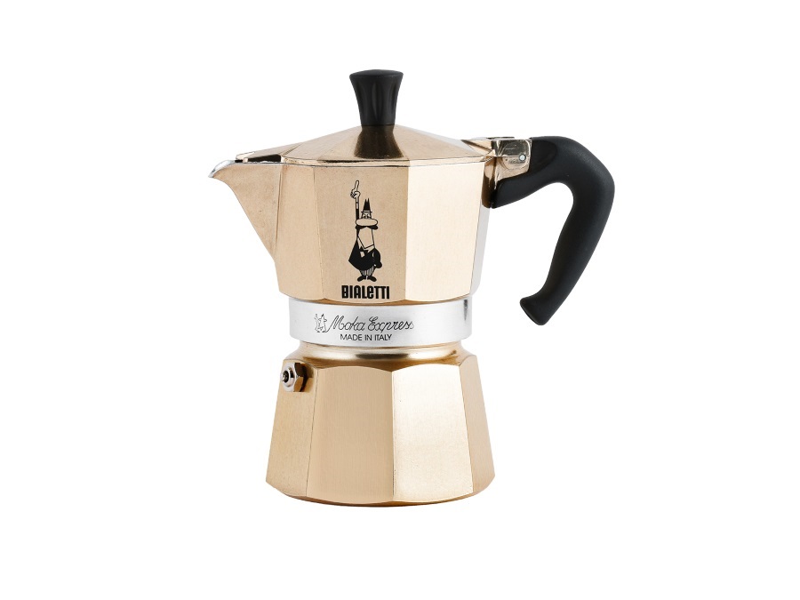 BIALETTI INDUSTRIE Moka express, 3 tazze oro