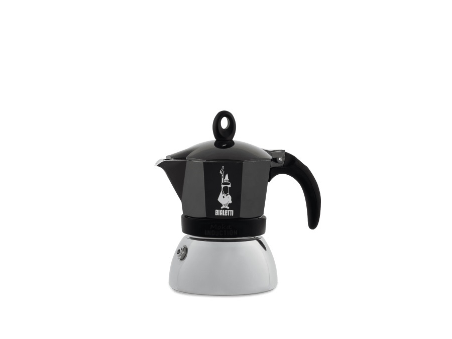 BIALETTI INDUSTRIE Moka induction 6 tazze, nero