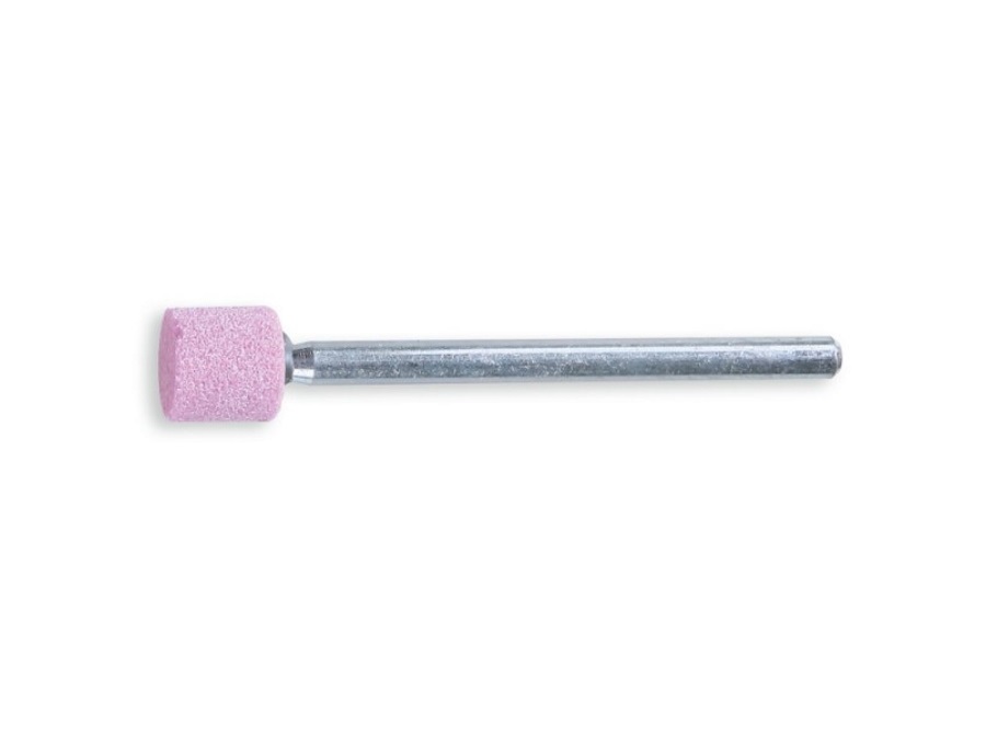 BETA UTENSILI Mole abrasive con gambo, granuli abrasivi di corindone rosa con legante ceramico, forma cilindrica, 11102 - MISURA Ø(8mm)-h(20mm)-max. rpmLo=13 mm(100.500)