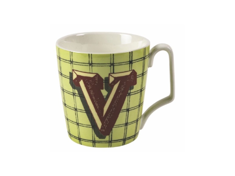 VILLA D'ESTE HOME TIVOLI Monogram Mug v in porcellana