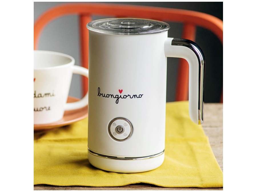 SIMPLE DAY LIVING & LIFESTYLE Montalatte elettrico bianco Buongiorno