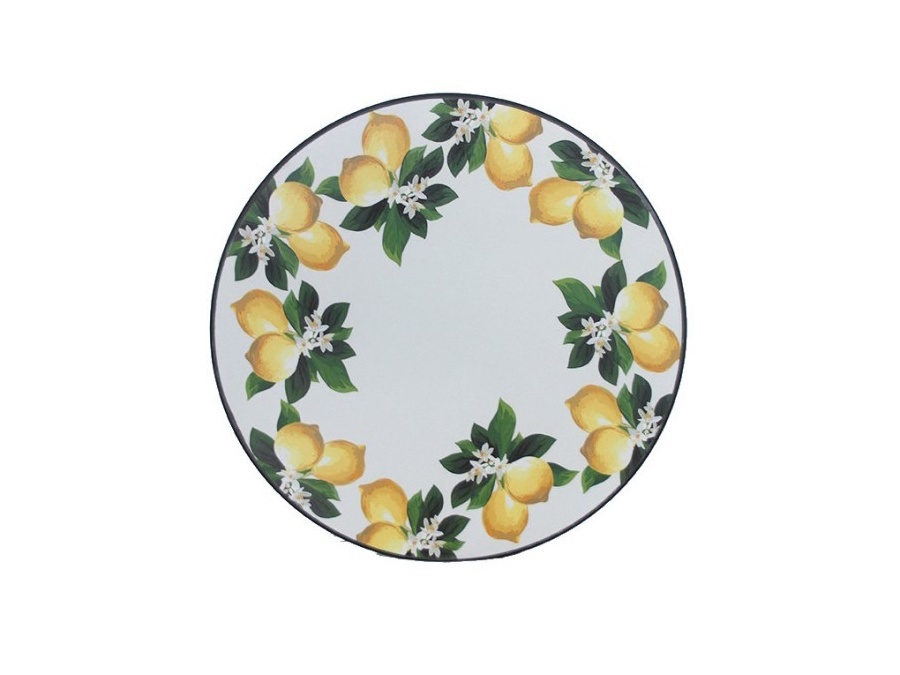 VERDELOOK Mosaico, tavolo rotondo Ø60 cm - lemon design
