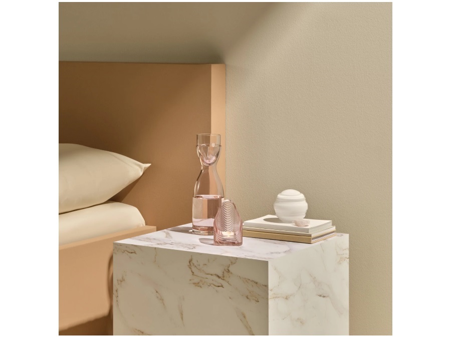 NUDE GLASS Mr & Mrs, set acqua notte rosa 700 cc