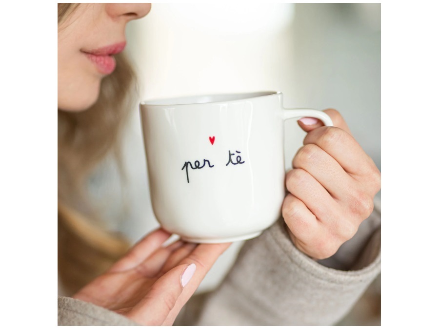 SIMPLE DAY LIVING & LIFESTYLE Mug bianca Per tè