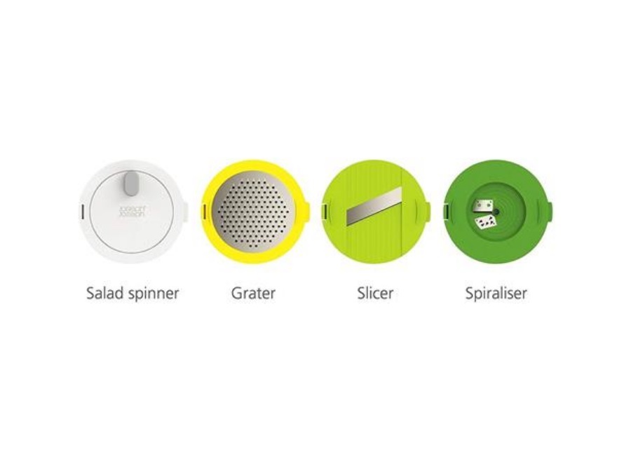 JOSEPH JOSEPH Multi-Prep, Set per la preparazione dell'insalata da 4 pezzi