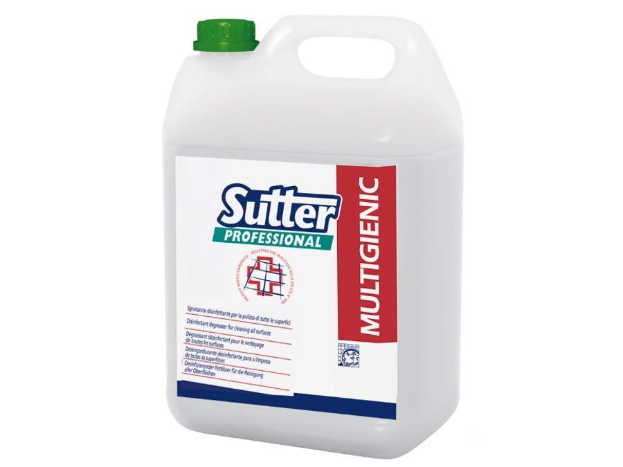 SUTTER PROFESSIONAL MULTIGIENIC, sgrassante disinfettante, 5 kg