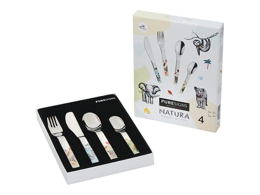MEPRA S.P.A. Natura, set 4 posate per bambini