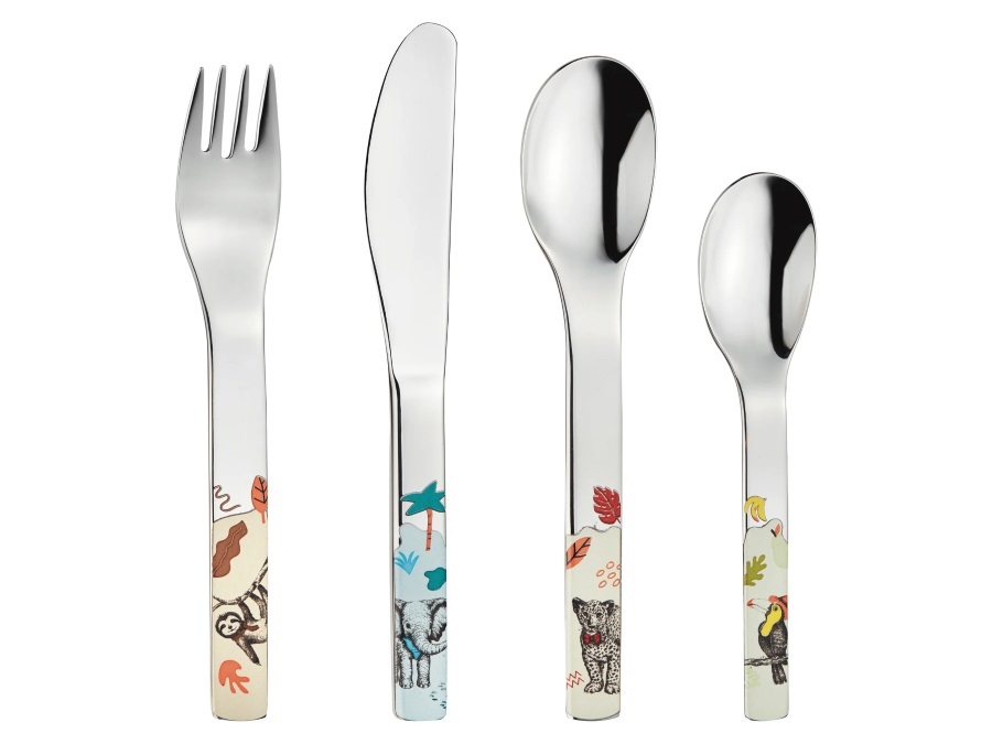 MEPRA S.P.A. Natura, set 4 posate per bambini