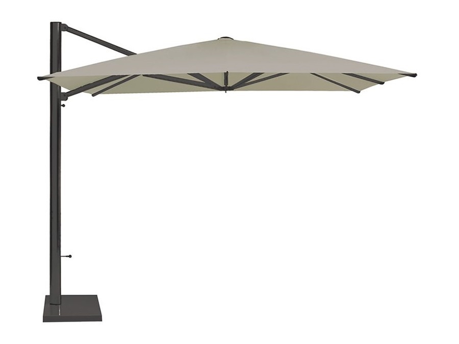 EMU NAVONA OMBRELLONE PALO LATERALE EMU 3X3,2 MT FERRO ANTICO TAUPE