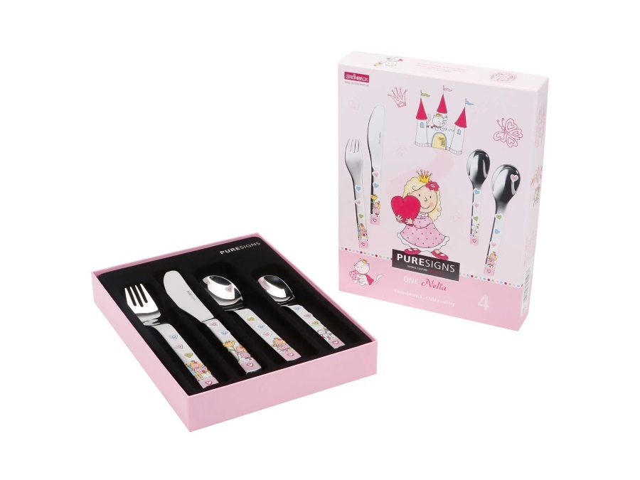 MEPRA S.P.A. Nelia, set 4 posate per bambini