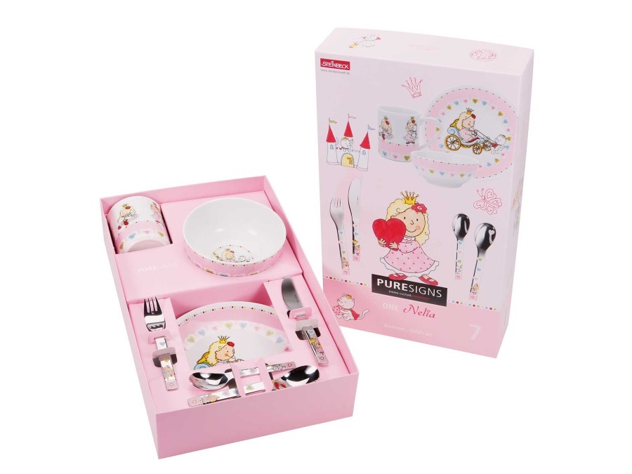 MEPRA S.P.A. Nelia, set 7 stoviglie per bambini