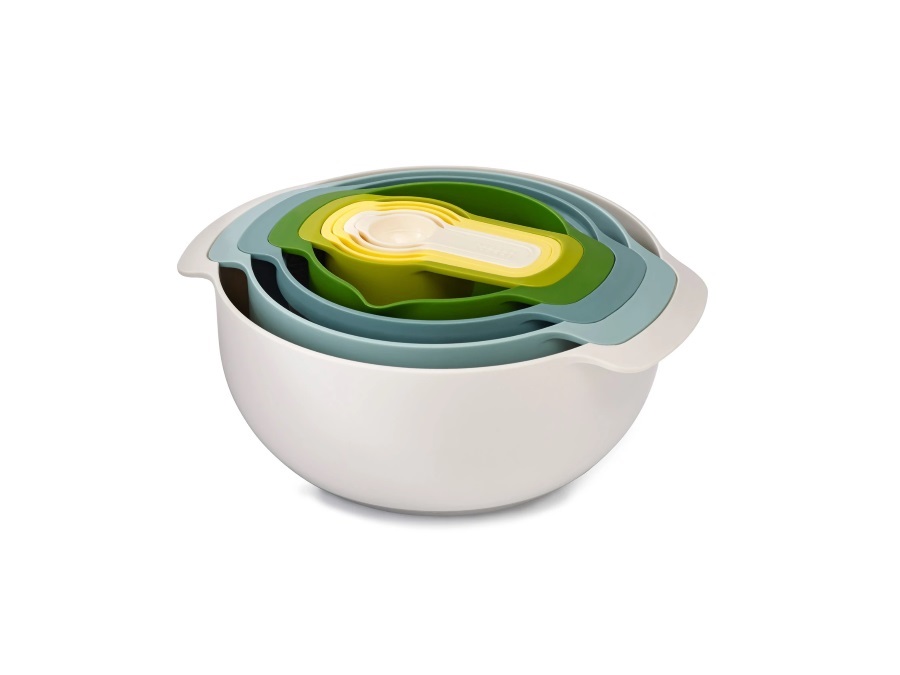 Joseph joseph nest plus 9 opale, utensili cucina 9 pezzi