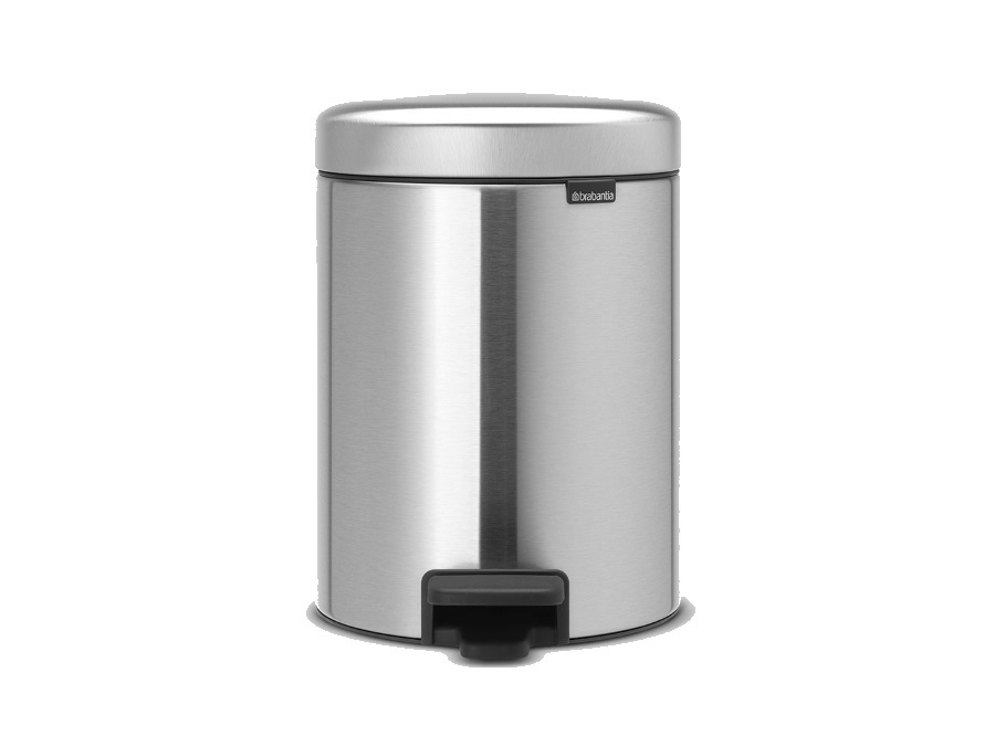 BRABANTIA Newicon a pedale pattumiera 12 litri - matt steel