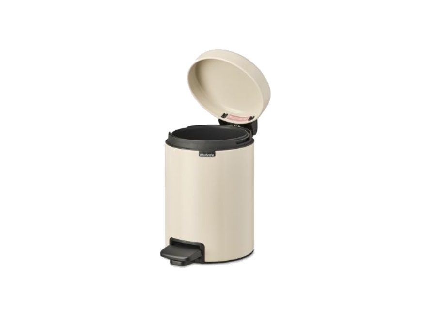 BRABANTIA Newicon a pedale pattumiera 3 litri - soft beige