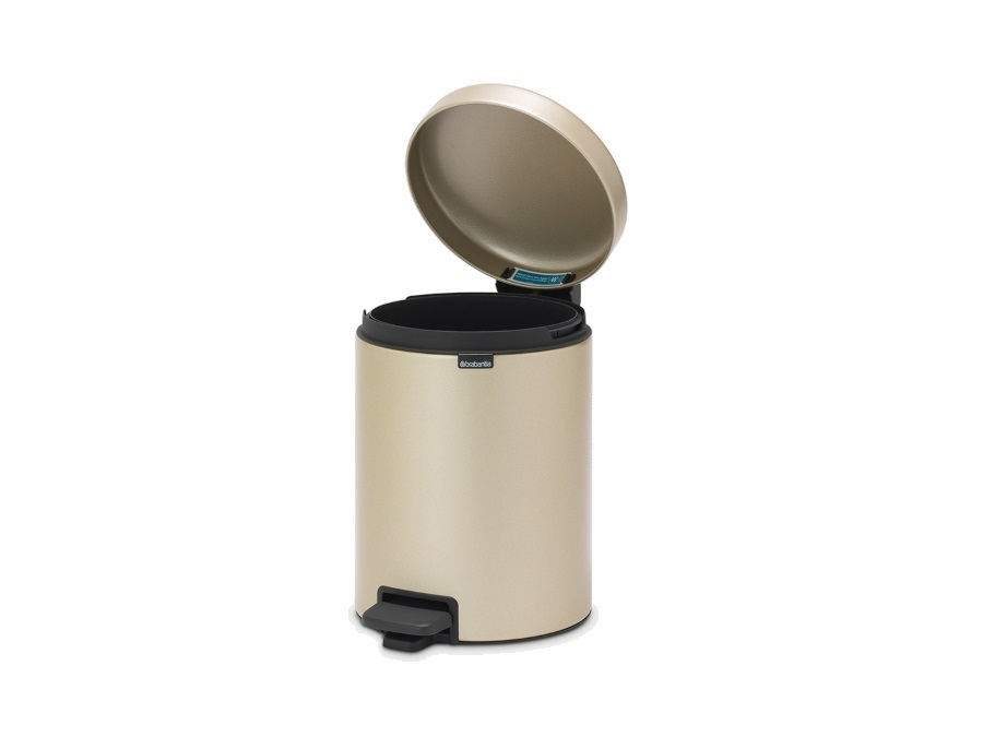 BRABANTIA Newicon a pedale pattumiera 5 litri - champagne