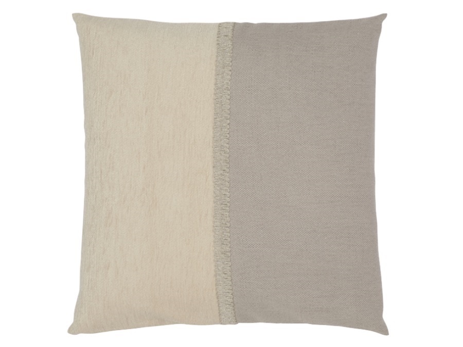 MAISON SUCREE Nice, cuscino 40x40 beige con interno