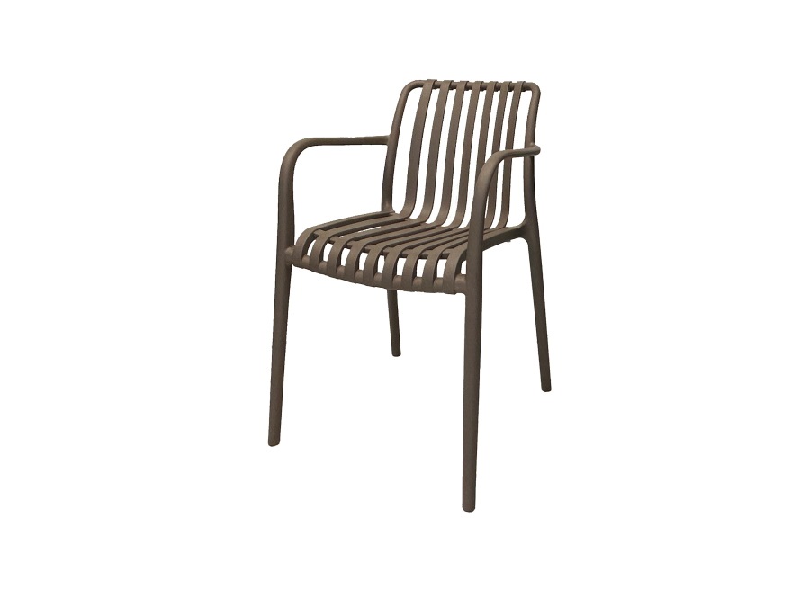 VERDELOOK Nives, sedia - tortora