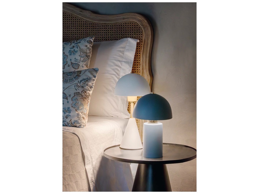 RITUALI DOMESTICI Nonalbuio, lampada blu - Ø18x30,5h cm