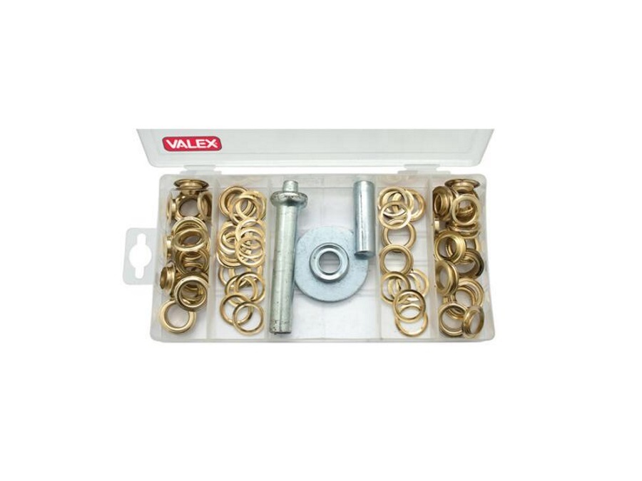 VALEX OCCHIELLI PER TELI CON APPLICATORE 103 PEZZI