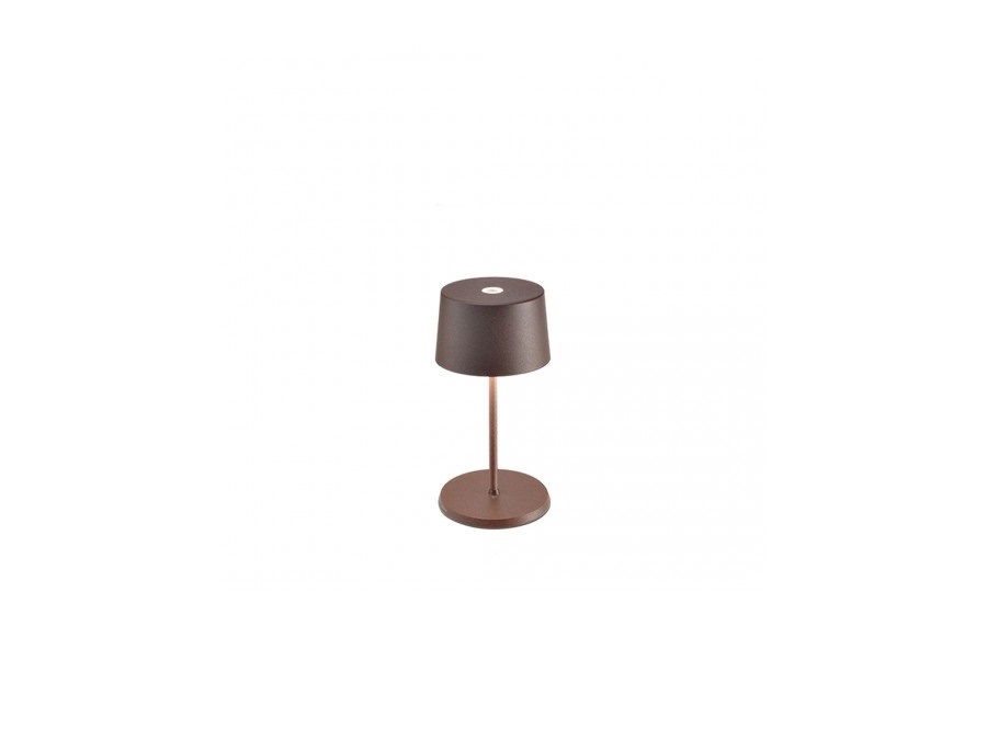 ZAFFERANO S.R.L. Olivia mini pro lampada da tavolo ricaricabile di zafferano - Corten