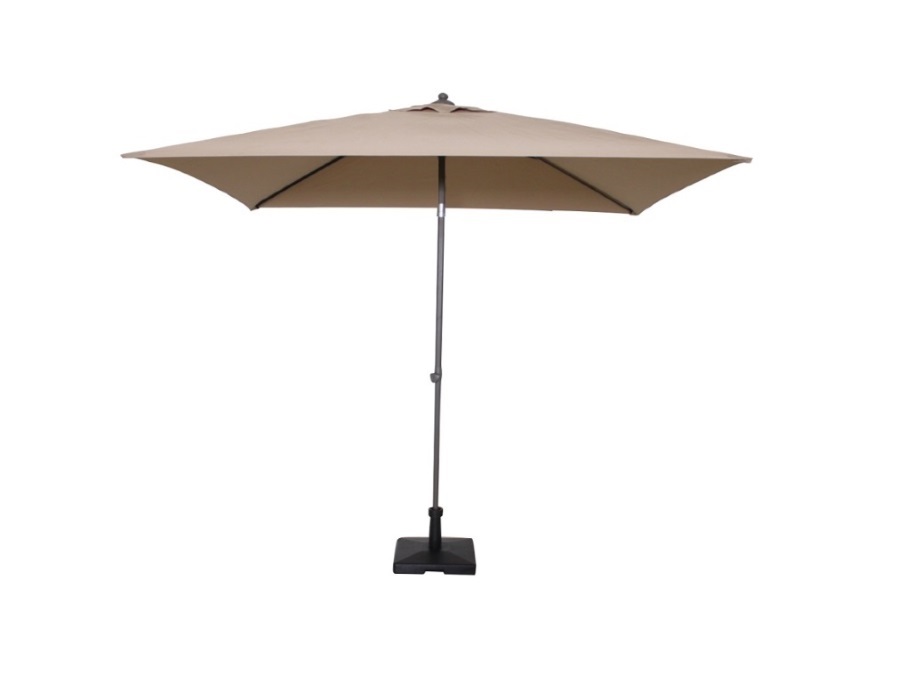MAGAZZINI COSMA S.P.A. Ombrellone Nice con palo centrale taupe 2x2 m
