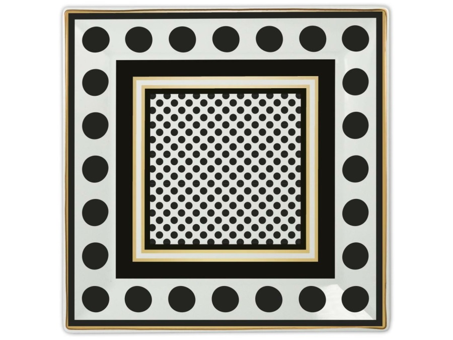BACI MILANO Optical - Svuotatasche mini in porcellana - 15 x 15 cm