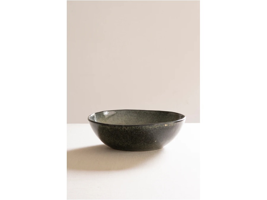 DUTCH ROSE AMSTERDAM Organic green, bowl Ø33xh10 cm