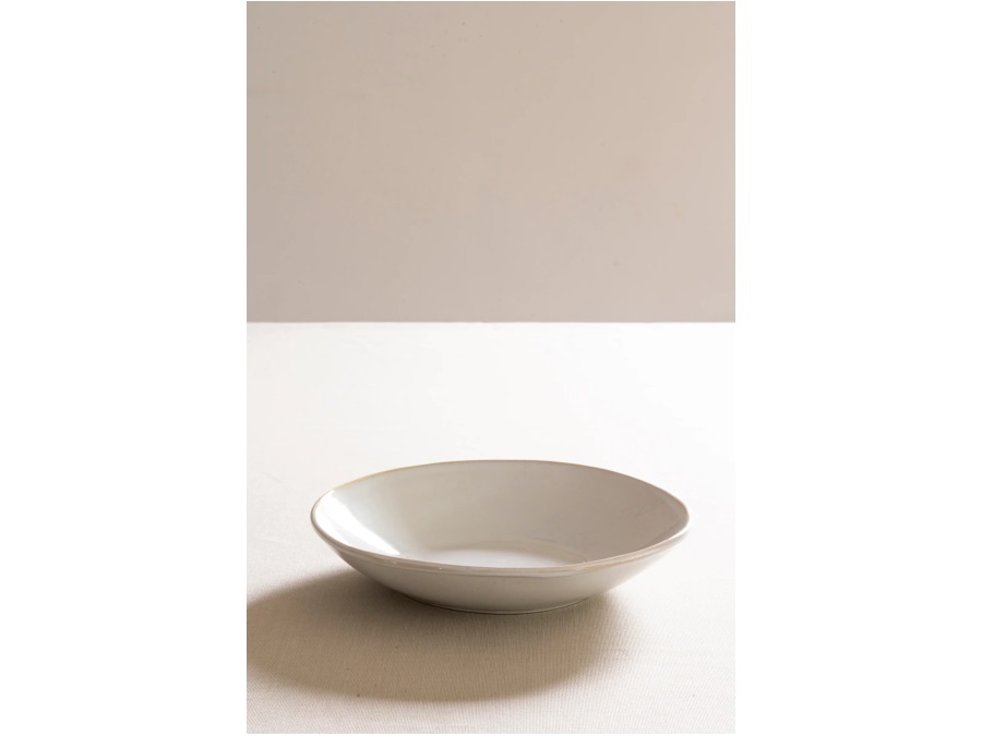 DUTCH ROSE AMSTERDAM Organic white, piatto fondo Ø23,5 cm