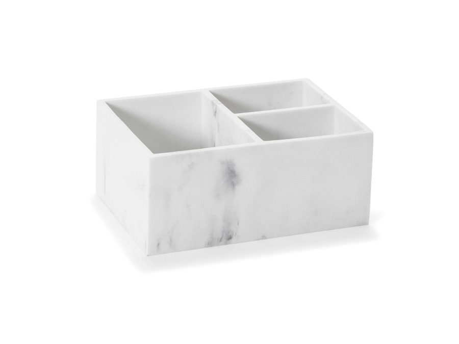 ANDREA HOUSE Organizer effetto marmo 21 cm x 15 cm x 9 cm