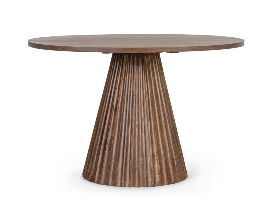 BIZZOTTO Orissa, tavolo Ø120 cm naturale