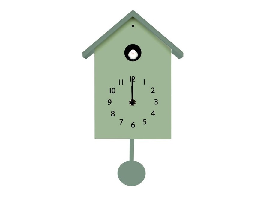 WD LIFESTYLE Orologio a cucù verde