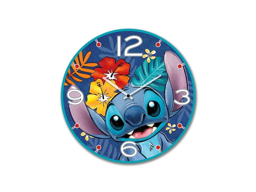 EGAN Orologio Stitch Blu, Ø35 cm
