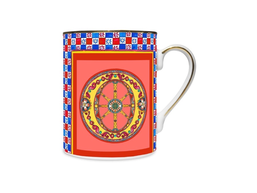 BACI MILANO Ortigia - mug in porcellana, lettera o