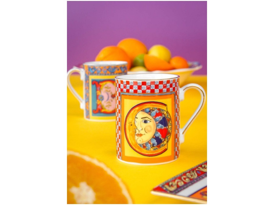 BACI MILANO Ortigia - mug in porcellana, lettera o