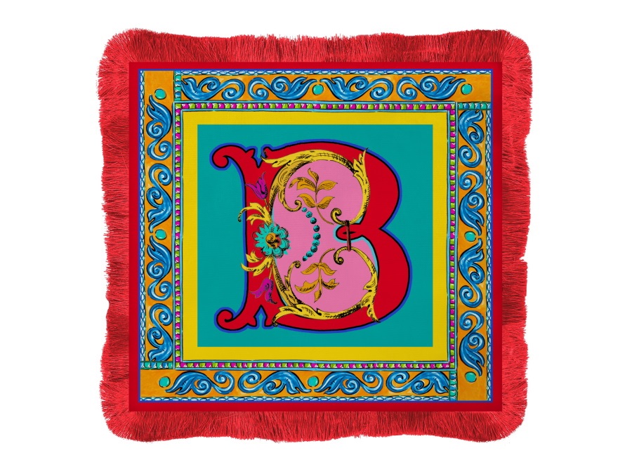BACI MILANO ortigia - tovaglietta americana, 38x38 cm, lettera b