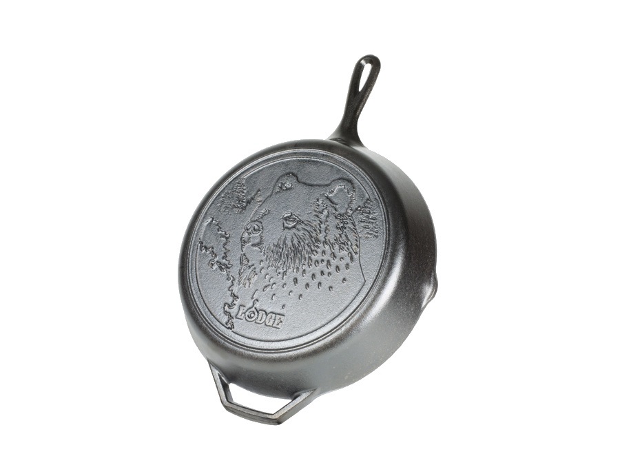 LODGE Padella tonda orso, Ø 11 cm