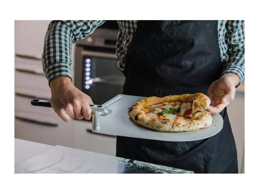 GI.METAL Pala per pizza classica uso domestico - 33 cm