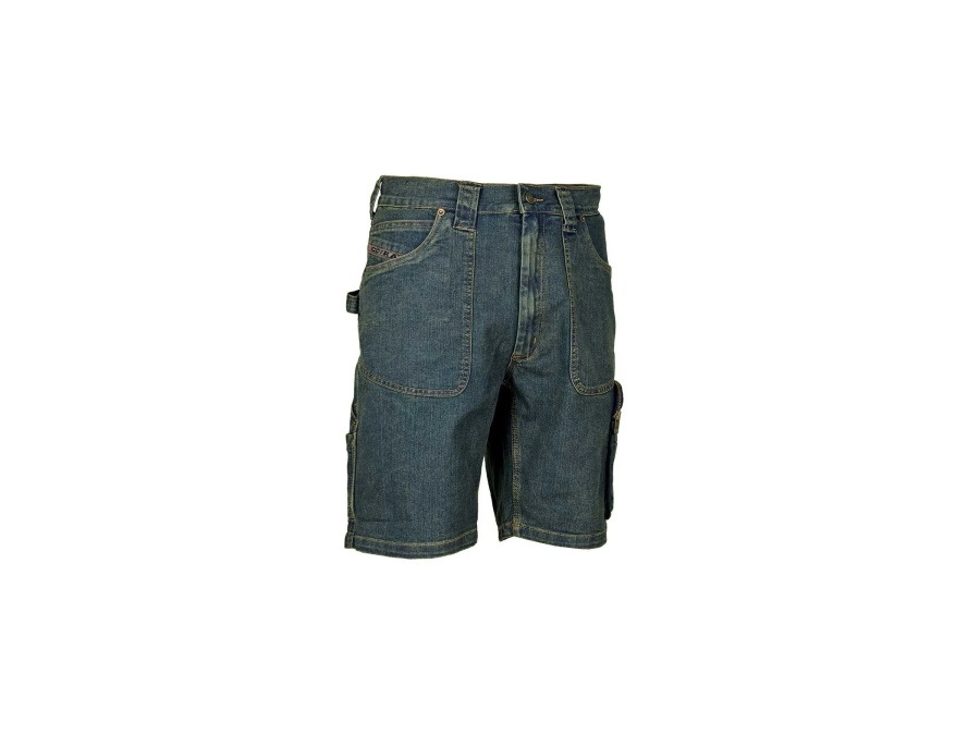 COFRA Pantaloncino Havana, jeans functional blu