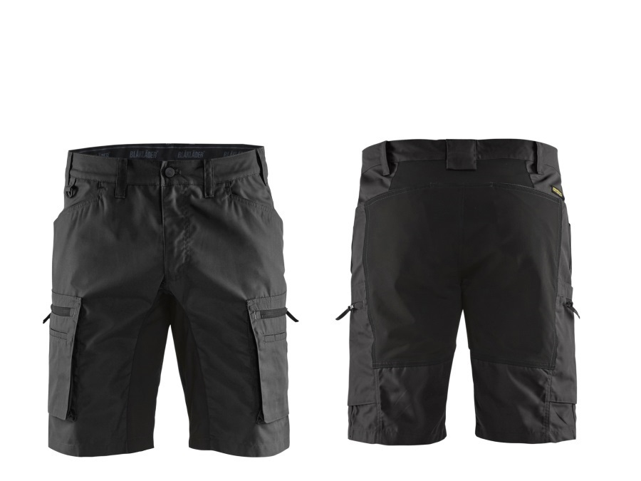 BLÅKLÄDER ITALIA SRL Pantaloncino service stretch 1449 9900 blåkläder nero - TAGLIA 48