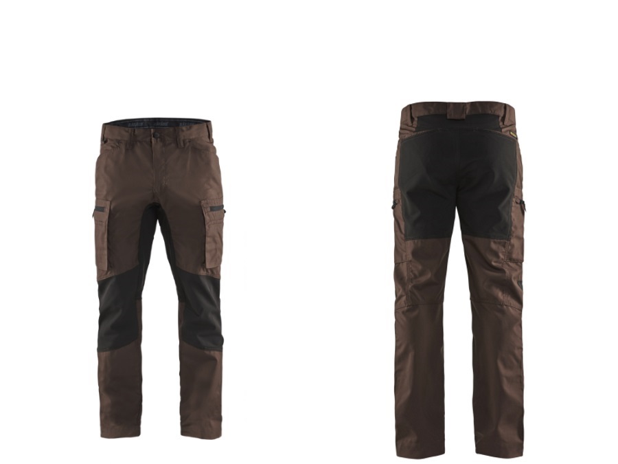 BLÅKLÄDER ITALIA SRL Pantalone Service 1459 7899 blåkläder marrone/nero - TAGLIA 52